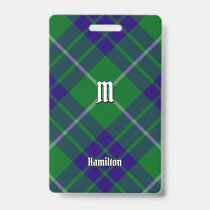 Clan Hamilton Hunting Tartan Badge