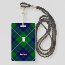 Clan Hamilton Hunting Tartan Badge
