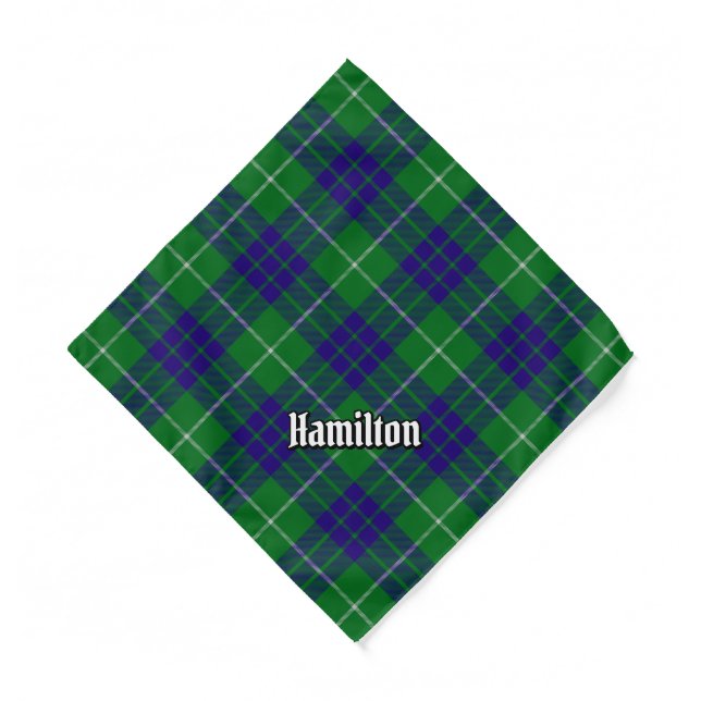 Clan Hamilton Hunting Tartan Bandana (Front)