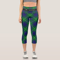 Clan Hamilton Hunting Tartan Capri Leggings