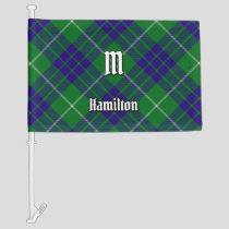 Clan Hamilton Hunting Tartan Car Flag