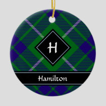 Clan Hamilton Hunting Tartan Ceramic Ornament
