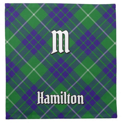 Clan Hamilton Hunting Tartan Cloth Napkin