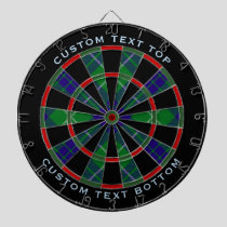 Clan Hamilton Hunting Tartan Dart Board