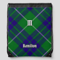 Clan Hamilton Hunting Tartan Drawstring Bag