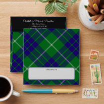 Clan Hamilton Hunting Tartan Envelope