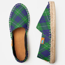 Clan Hamilton Hunting Tartan Espadrilles