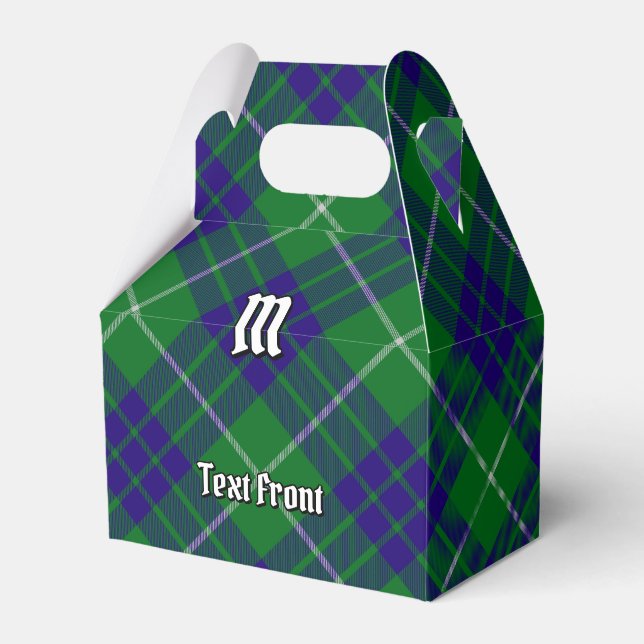 Clan Hamilton Hunting Tartan Favor Box (Front Side)