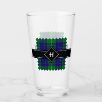 Clan Hamilton Hunting Tartan Glass