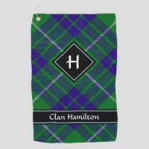 Clan Hamilton Hunting Tartan Golf Towel