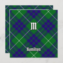 Clan Hamilton Hunting Tartan Invitation