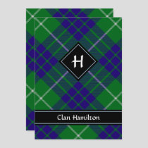 Clan Hamilton Hunting Tartan Invitation