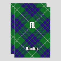 Clan Hamilton Hunting Tartan Invitation