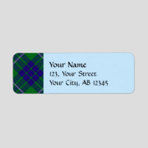 Clan Hamilton Hunting Tartan Label