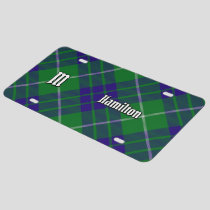 Clan Hamilton Hunting Tartan License Plate