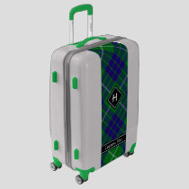 Clan Hamilton Hunting Tartan Luggage