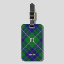 Clan Hamilton Hunting Tartan Luggage Tag