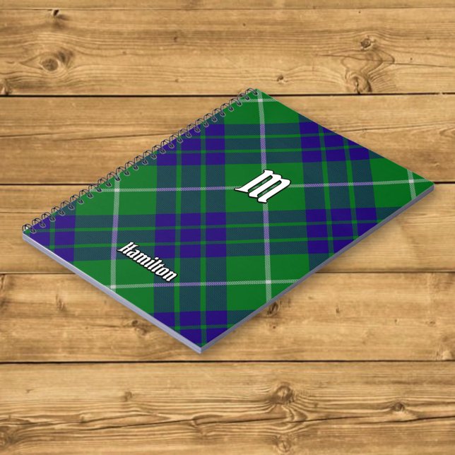 Clan Hamilton Hunting Tartan Notebook (Creator Uploaded)