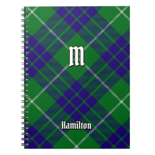 Clan Hamilton Hunting Tartan Notebook