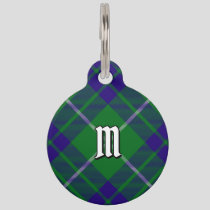 Clan Hamilton Hunting Tartan Pet ID Tag