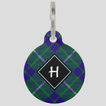 Clan Hamilton Hunting Tartan Pet ID Tag