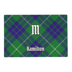 Clan Hamilton Hunting Tartan Placemat