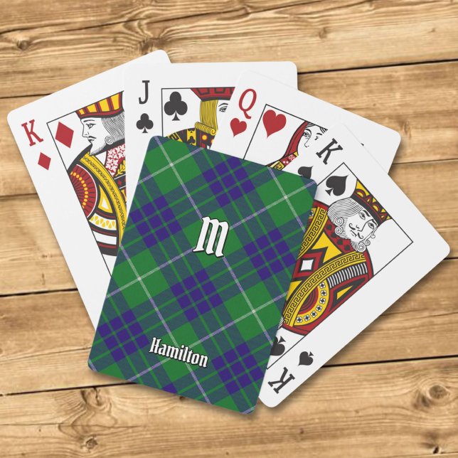 Clan Hamilton Hunting Tartan Playing Cards (Creator Uploaded)