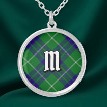 Clan Hamilton Hunting Tartan Silver Plated Necklace