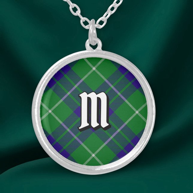 Clan Hamilton Hunting Tartan Silver Plated Necklace (Creator Uploaded)