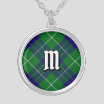 Clan Hamilton Hunting Tartan Silver Plated Necklace