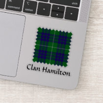 Clan Hamilton Hunting Tartan Sticker