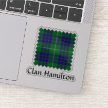 Clan Hamilton Hunting Tartan Sticker