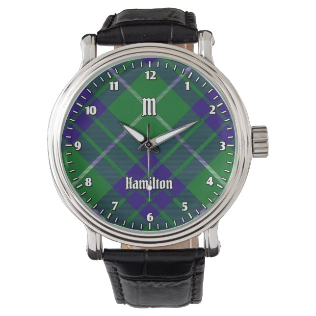 Clan Hamilton Hunting Tartan Watch (Front)