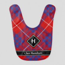 Clan Hamilton Red Tartan Baby Bib