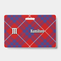 Clan Hamilton Red Tartan Badge