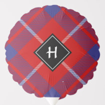 Clan Hamilton Red Tartan Balloon