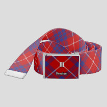 Clan Hamilton Red Tartan Belt