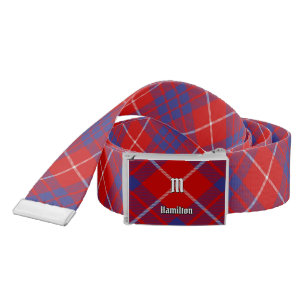 Clan Hamilton Red Tartan Belt