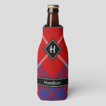 Clan Hamilton Red Tartan Bottle Cooler