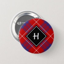 Clan Hamilton Red Tartan Button