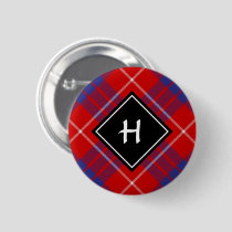 Clan Hamilton Red Tartan Button