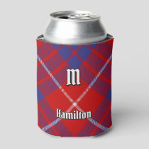 Clan Hamilton Red Tartan Can Cooler