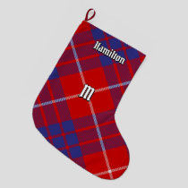 Clan Hamilton Red Tartan Christmas Stocking