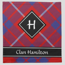 Clan Hamilton Red Tartan Cloth Napkin