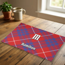 Clan Hamilton Red Tartan Cloth Placemat