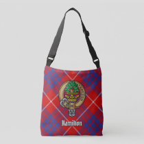 Clan Hamilton Red Tartan Crossbody Bag