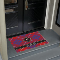 Clan Hamilton Red Tartan Doormat