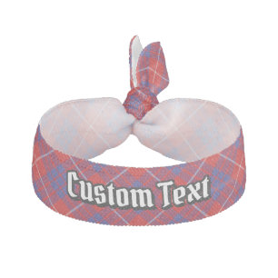 Clan Hamilton Red Tartan Elastic Hair Tie