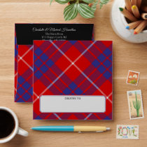 Clan Hamilton Red Tartan Envelope