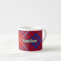 Clan Hamilton Red Tartan Espresso Cup
